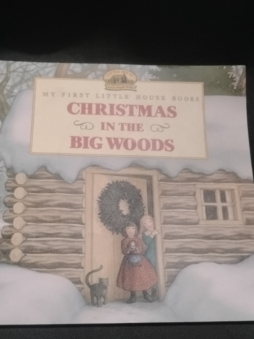 "Christmas in the Big Woods" Holiday Storybook - Cream/Brown